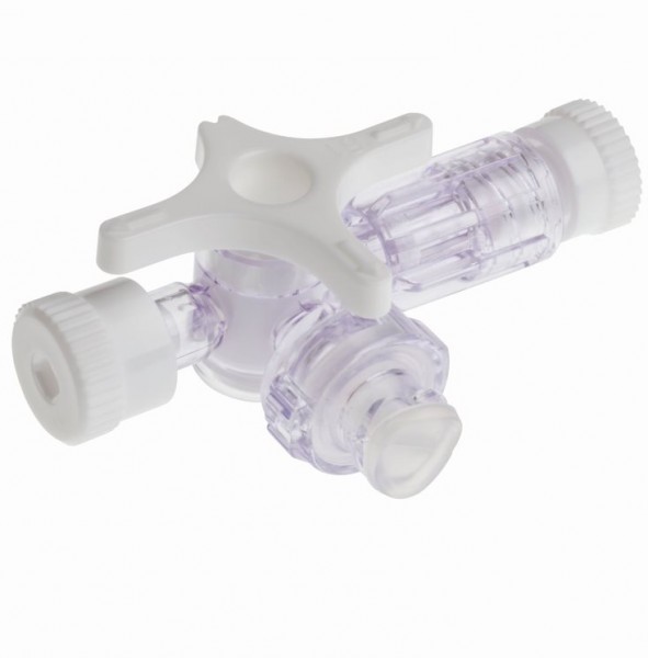 BD Q-Syte™ luer access system with 3-way stopcock