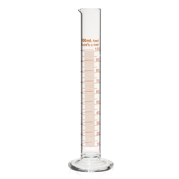 Messzylinder, 100 ml : 1,0 ml