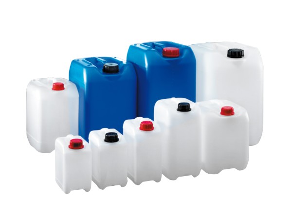 Industrial jerrycans, HDPE, natural, 8 l
