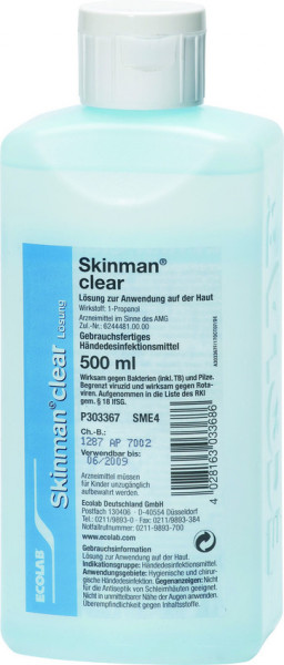 Skinman® clear 500 mL