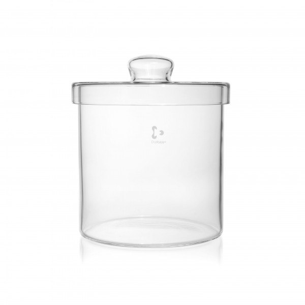 DURAN® Cylinder, with knobbed lid