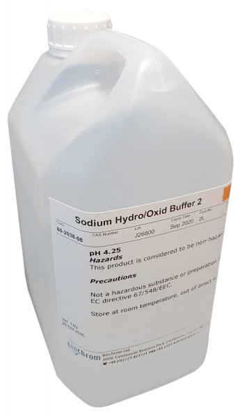 Sodium hydro/oxide buffer 2, pH 4.25, 2 Liter