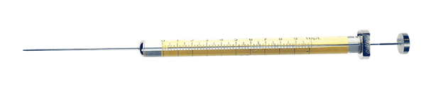 Spritze, 10 µL, feste Nadel, 23G, 42 mm Nadellänge, Kegelspitze