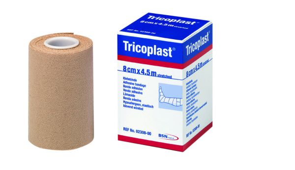 Tricoplast®, 8 cm x 2,5 m, Einzelbinde lose im Karton