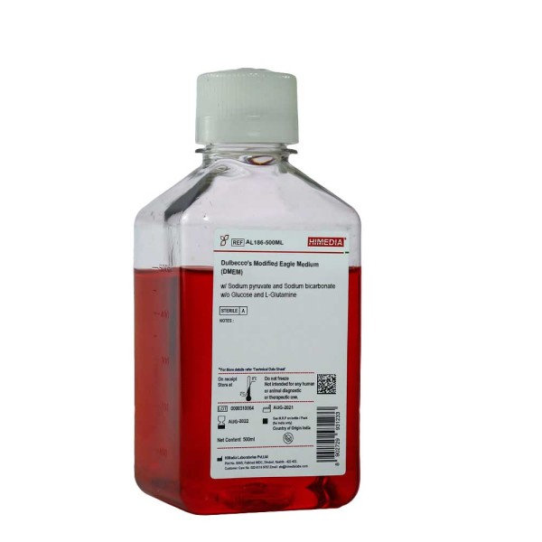 Dulbecco’s Modified Eagle Medium (DMEM), 500 mL