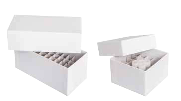 ratiolab® Kryoboxen, Karton, 148x148x130mm, 5 Stück
