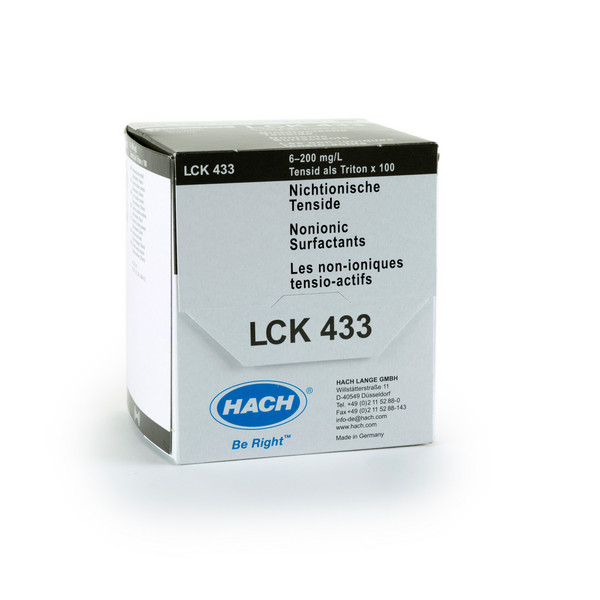 Nonionic Surfactants cuvette test 6-200 mg/L,