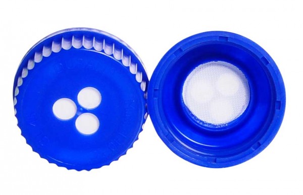DURAN® Membrane screw cap, PP blue