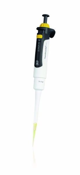 Transferpette® pro, Variabel, DE-M, 5-50 µL, für Spitzen 2-200 µL, R% <= +/- 0,8, VK% <= 0,3