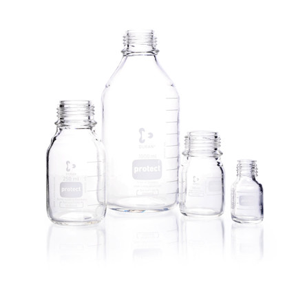 DURAN® Protect, Laborflasche, kunststoffummantelt