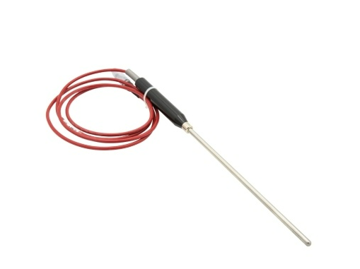 External Pt100 sensor, 200 x 6 mm, stainless steel, 1,5 m cable