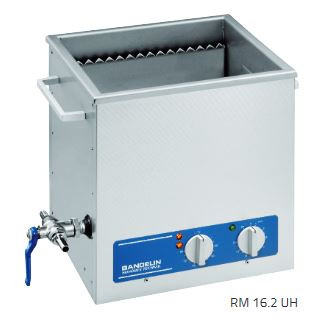 SONOREX TECHNIK RM 16 UH, 325 x 275 x 200 mm, heating 30-80°C