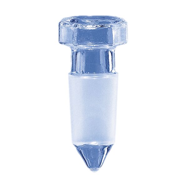 Normschliff Stopfen, Hohlstopfen mit Spitzboden