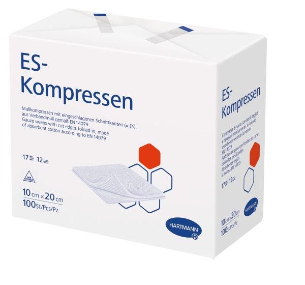 ES-Kompressen, unsteril, 12-fach