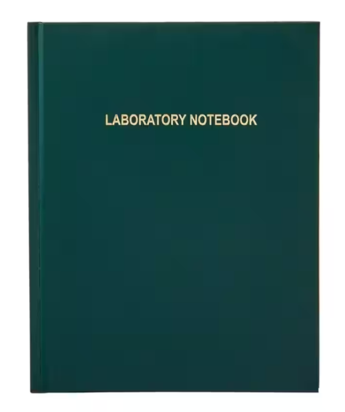 Nalgene™ laboratory notebook, DIN A 4, squared, 50 pages, forest green