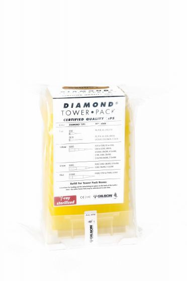Pipette tips Diamond D200ST, TOWERPACK™, sterile, 10 x 96 pieces