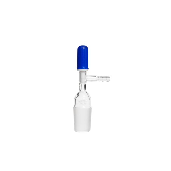 Exsikkator-Hahn mit PTFE-Spindel für Seitentubus, für Typ NOVUS