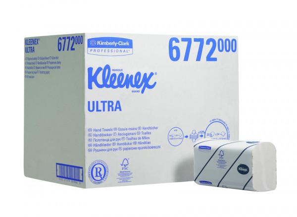 Kleenex® Ultra Handtücher, 2-lagig, hochweiß