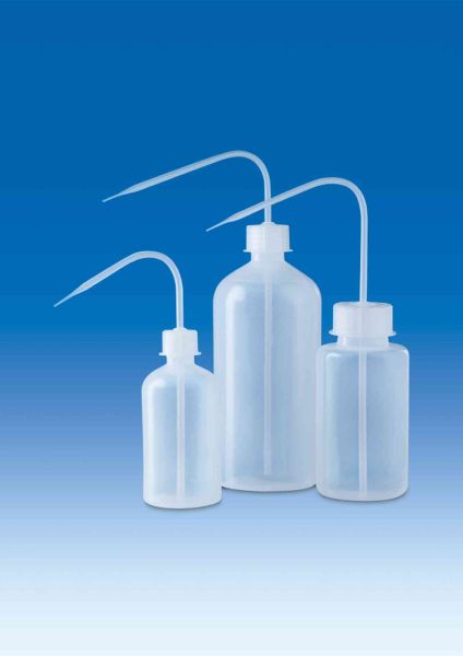 Wash-bottle, PE-LD/PP, 500 mL, narrow mouth, GL 25