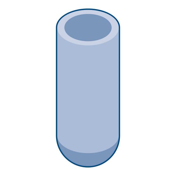 Reduziereinsatz 1 x 50 mL, Rundboden max. Ø 28,8 x 105 -115 mm, 2 Stück