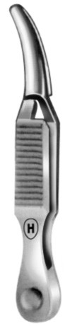 Serrefine, Dieffenbach, curved or straight, unitd, 35 mm