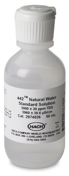 Naturwasser-Standardlösung, 3.000 ppm gesamte gelöste Feststoffe (TDS), 50 mL