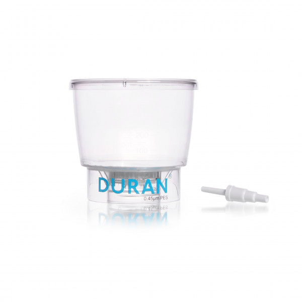 DURAN® Filter 500 ml GL 45, Gamma sterilisiert, 0,45 µm, PES