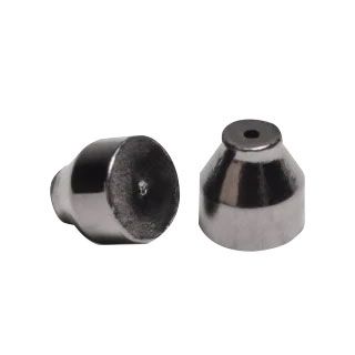 Ferrule, Graph, 0.4 mm ID, graphite, 0.05 to 0.25 mm column, 10 pieces