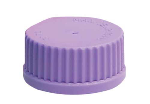 Closure cap PP colour purple with pouring ring, GL 45