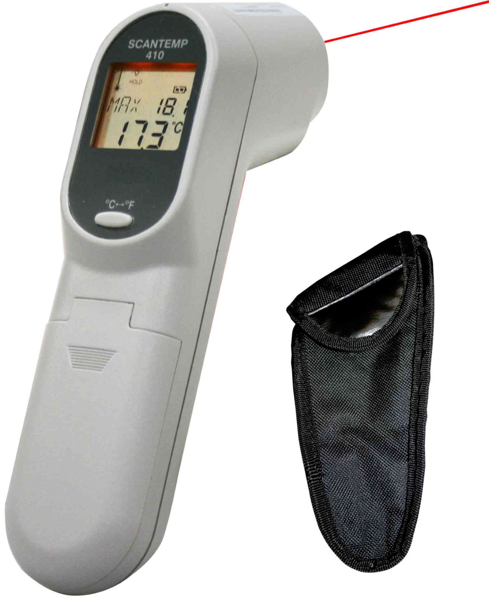 Infrarot-Oberflächenthermometer, Digitalthermometer, Temperaturmessung, Messtechnik, Labortechnik