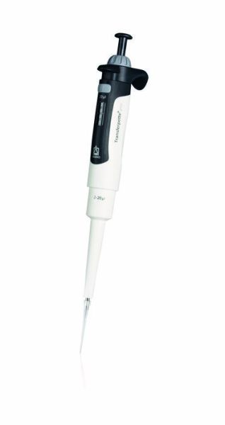 Transferpette® pro, Variabel, DE-M, 2-20 µL, für Spitzen 2-200 µL, R% <= +/- 0,8, VK% <= 0,4