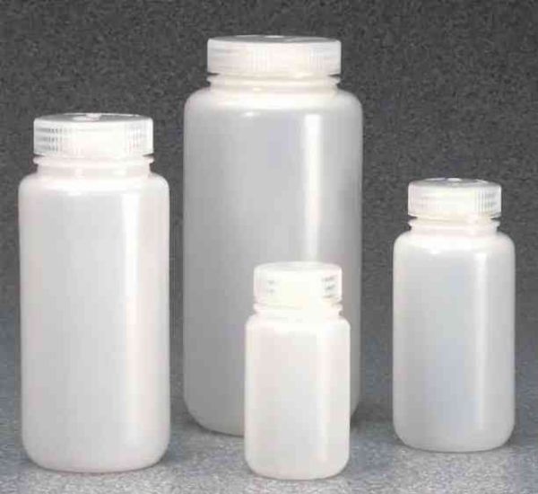 Nalgene™ IP2 wide neck bottles, 1,000 mL, HDPE