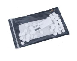 Septa for Waste Wash Vials, ID 13mm, silicone, clear, 50 pieces