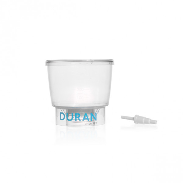 DURAN® Filter 500 ml GL 45, Gamma sterilisiert, 0,1 µm, PES