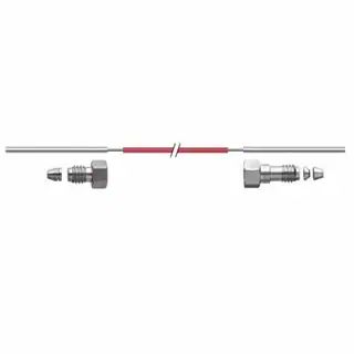 Edelstahl-Kapillare, 0,12-mm-ID, 600 mm, nicht vormontiert (CTC-Probengeber zu Säule)