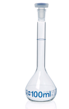 Erlenmeyer flask, 100 mL, NS 34/35, PP, with screw cap