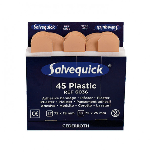 Salvequick Pflaster-Strips elastisch Refill 6036