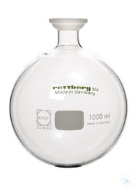 Collecting flasks, round, borosilicate glass 3.3