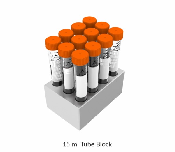 Block, 12 x 15 mL Röhrchen, für iTherm D150-4