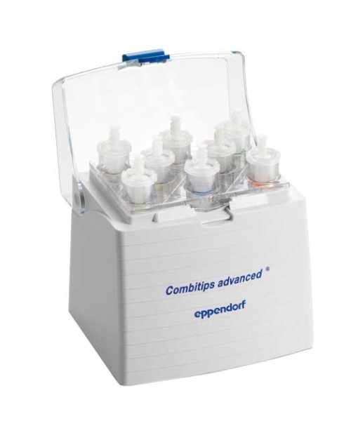 Combitips advanced Rack for 8 Combitips (0.1 ml - 10 ml)