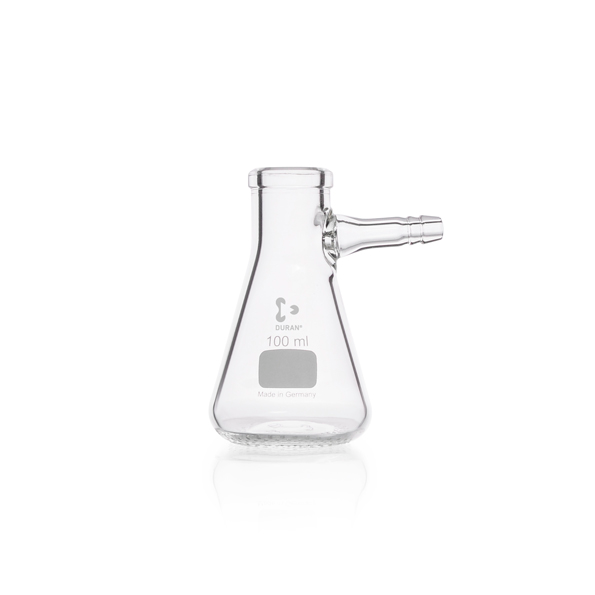 Suction bottle/Duran 100 mL with arm side