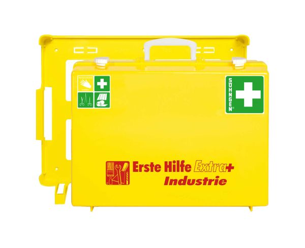 Erste Hilfe Extra+ Industrie MT-CD, gefüllt nach DIN 13 157, gelb