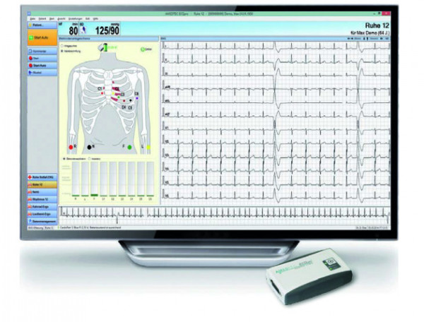CardioPart 12 Bluetooth-P 12-Kanal-PC-Ruhe-EKG
