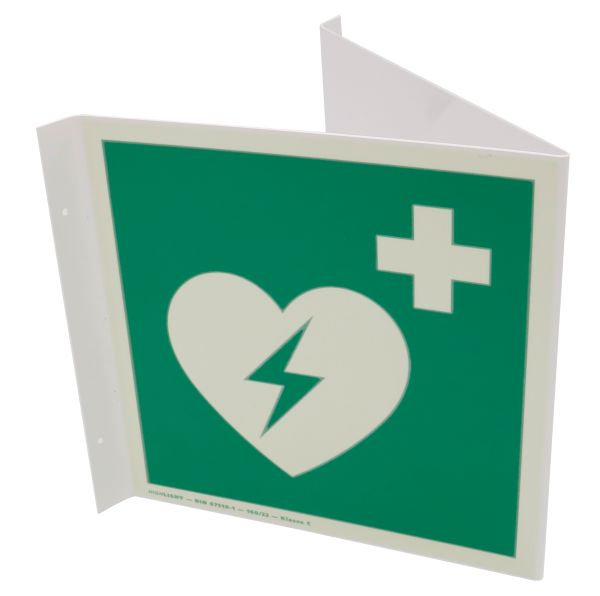 AED-Hinweisschild