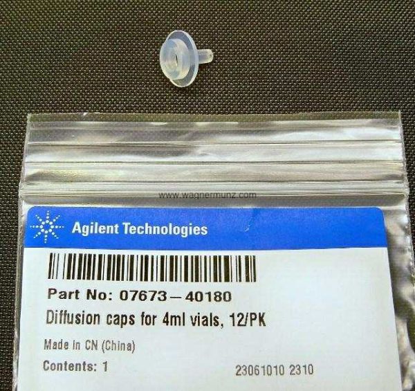 Diffusion caps for 4 ml vials, 12/pk