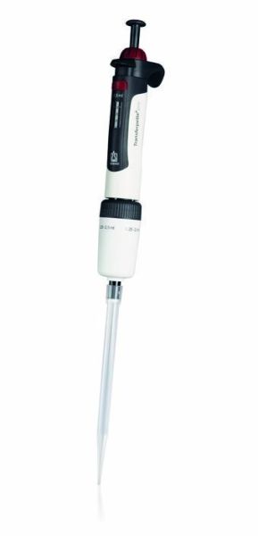 Transferpette® pro, Variabel, DE-M, 250-2500 µL, für Spitzen 0,5-5 mL, R% <= +/- 0,6, VK% <= 0,2