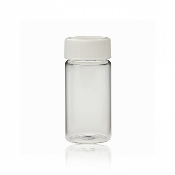 Scintillation vials, 20 mL, borosilicate glass, with screw cap, 500 pieces