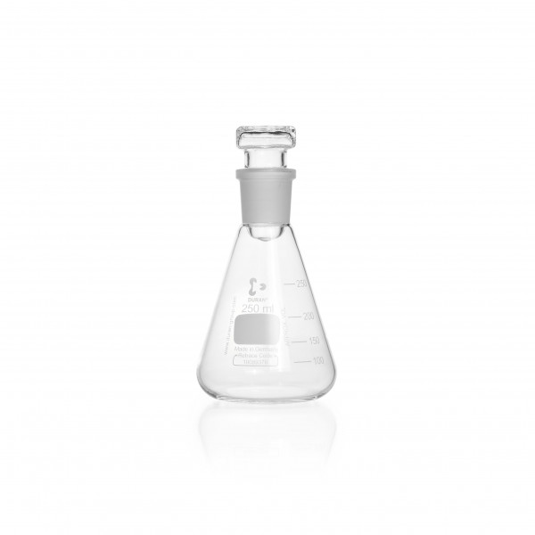 DURAN® Iodine determination flask, NS 29/32, with hollow, flat stopper