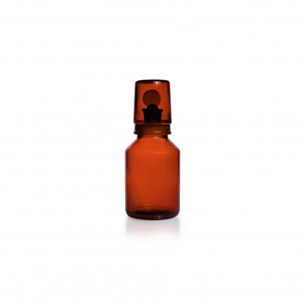 DURAN® acid bottles, amber, complete