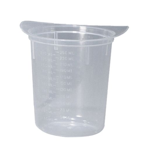 Tripour cup PE 250 ml